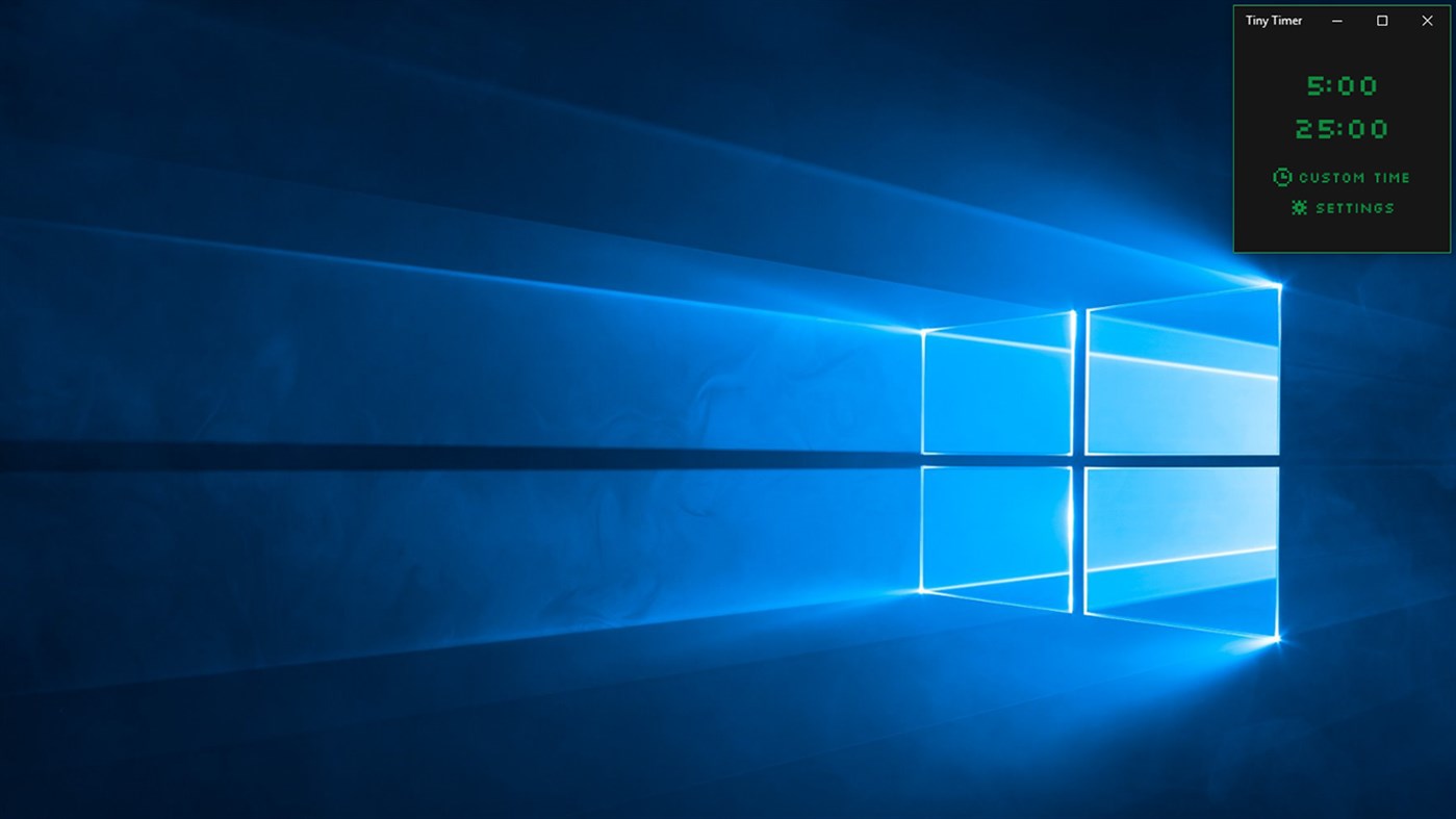 #1. Tiny Timer (Windows) 由: Stenobot