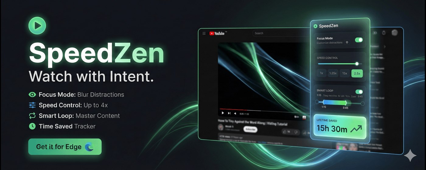 SpeedZen – Watch with Intent