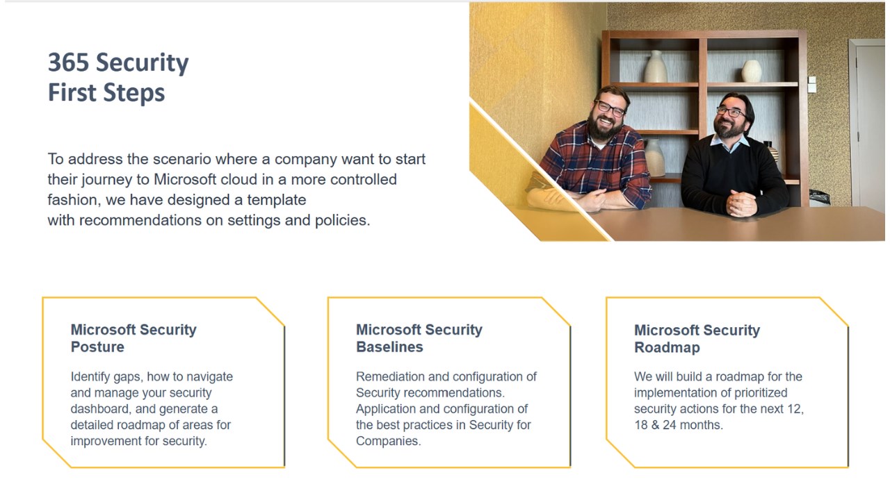 Snapshot 5 of Security Firts Steps: 3-Wk remediation and configuration of security for Microsoft 365