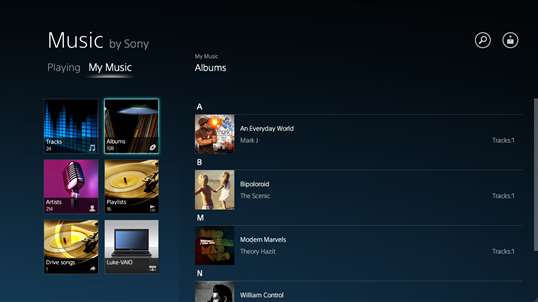 Music by Sony screenshot 2