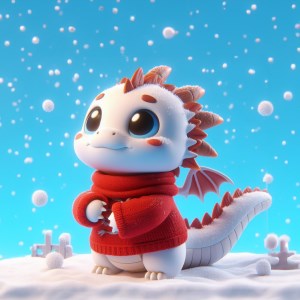 Cute dragon baby Betty