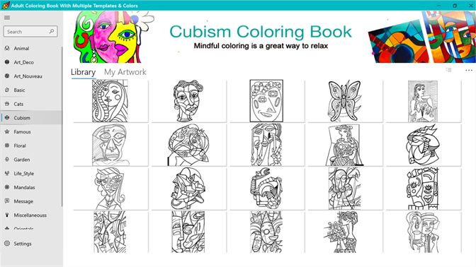 Download Get Adult Coloring Book With Multiple Templates Colors Microsoft Store