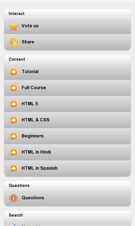 HTML Course Screenshots 1