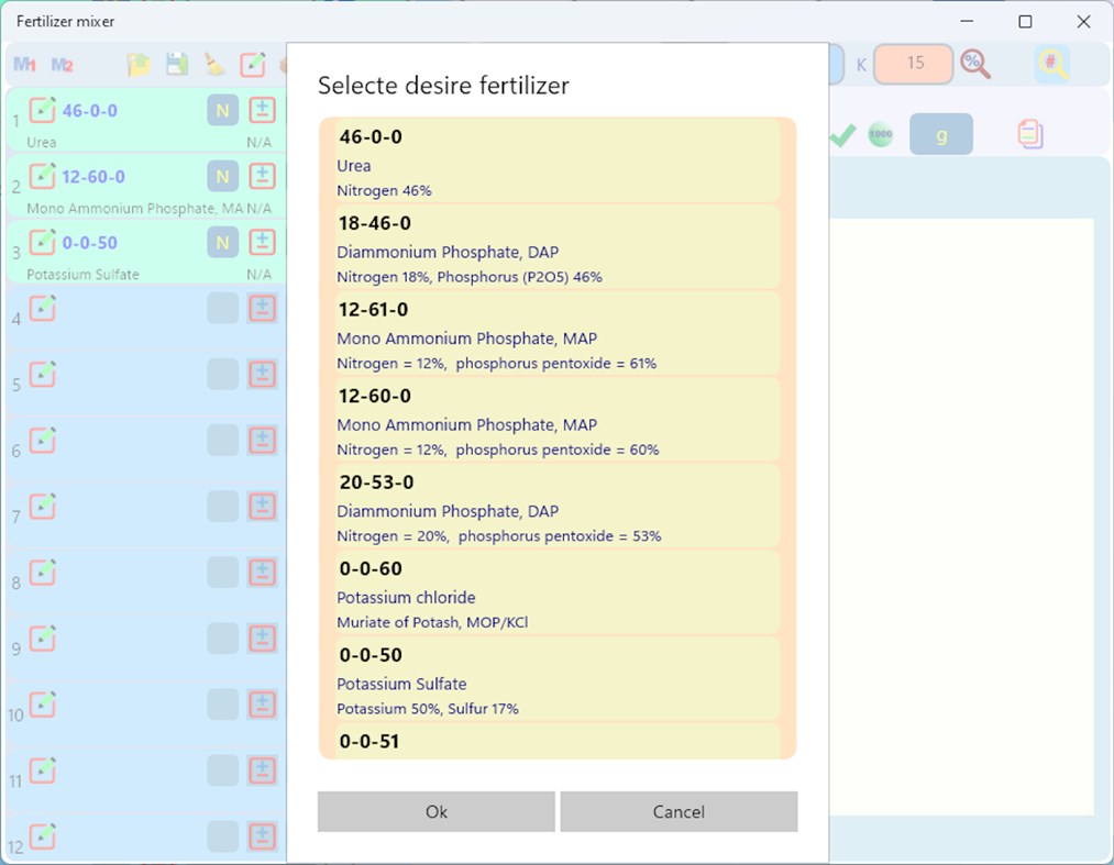 #2. Fertilizer mixer (Windows) بواسطة: Wutthilert Rungchai