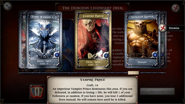Talisman: Digital Edition - The Dungeon Expansion: Legendary Deck screenshot 3