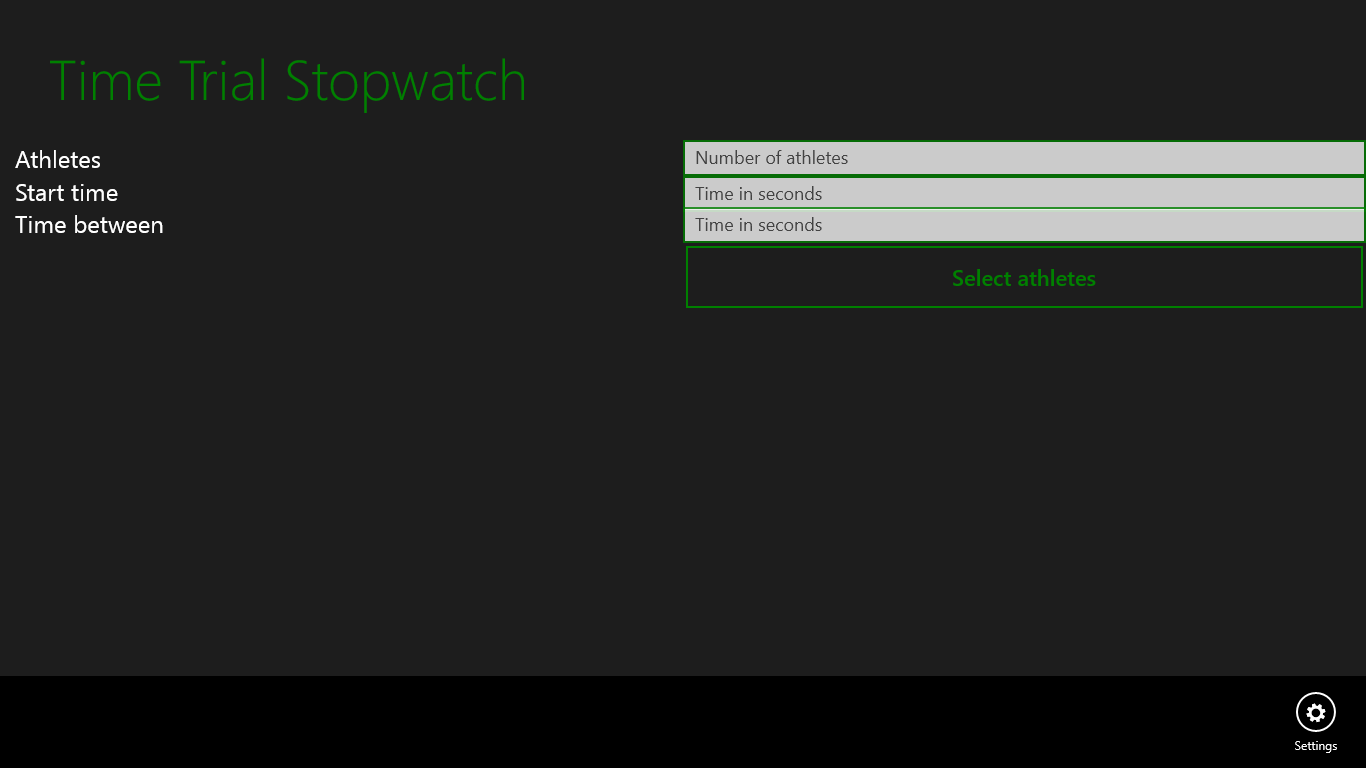 Time Trial Stopwatch for Windows 10