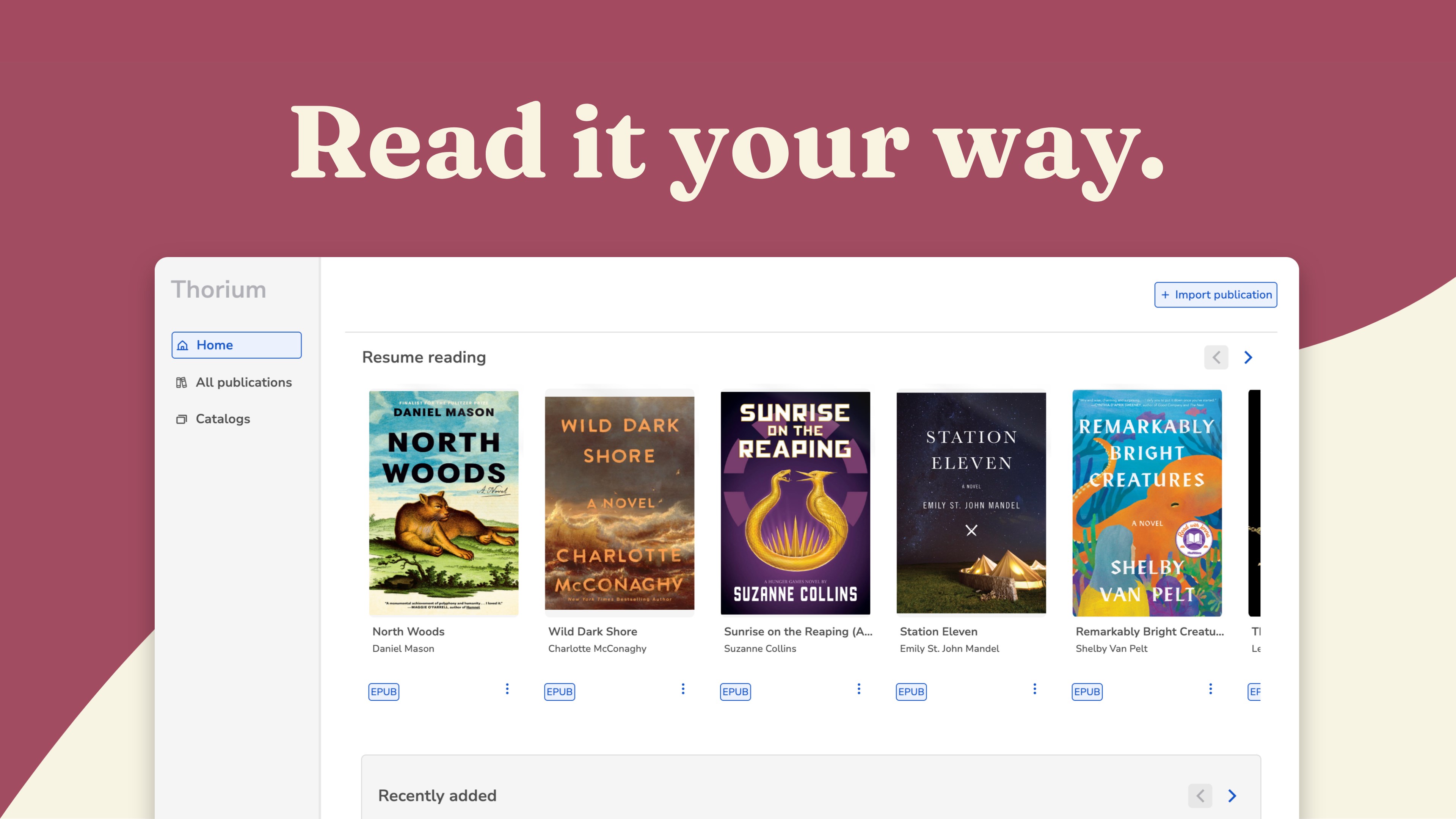 Thorium Reader screenshot