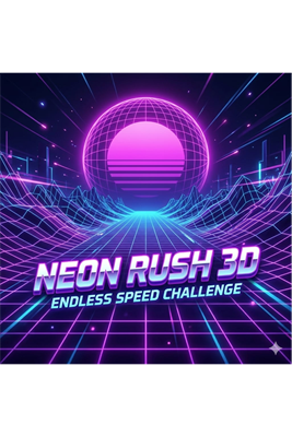 Neon Rush 3D Endless Speed Challenge