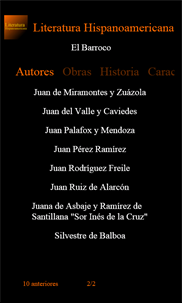Literatura Hispanoamericana screenshot 7