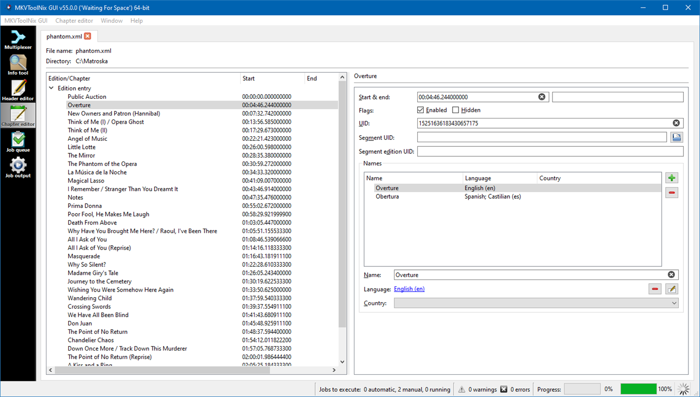 #4. MKVToolNix (Windows) By: Moritz Bunkus