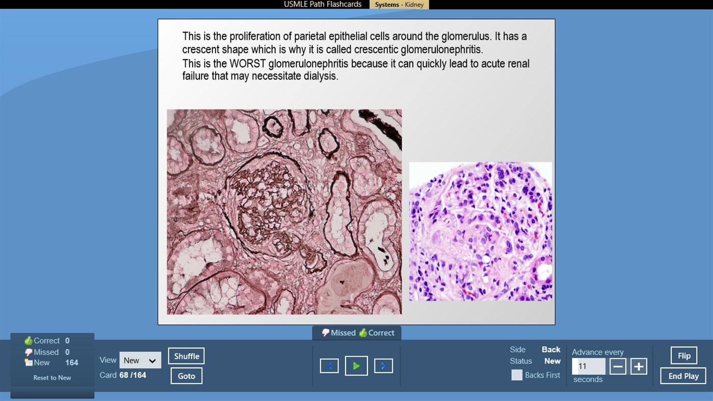 #1. USMLE Step 1 Pathology Flashcards (Windows) Por: Virtual Flashcards