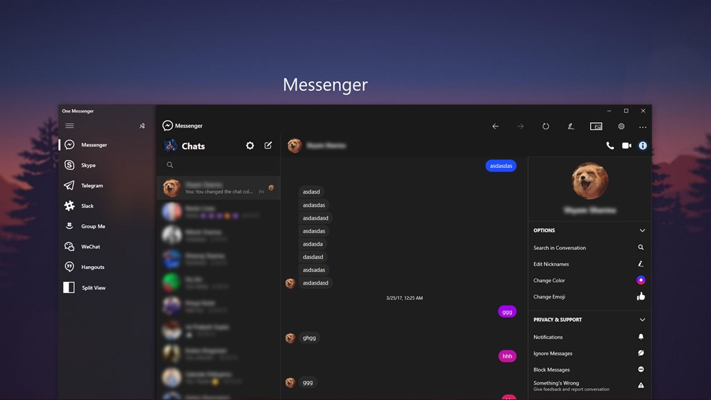 One Messenger - All your messages in one place!_1