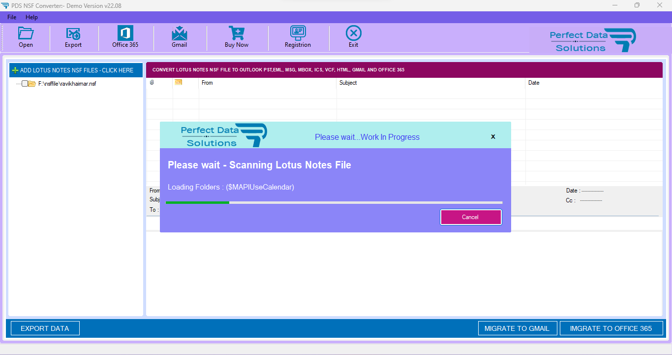 PDS NSF to PST Converter - Microsoft Apps
