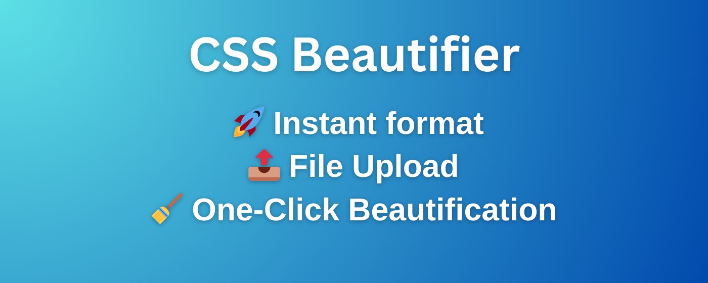 CSS Beautifier & Formatter