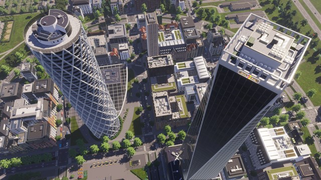 Cities: Skylines II - Office Evolution & City Stations Bundle screenshot 1