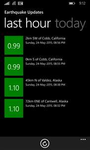 Earthquake Updates screenshot 1