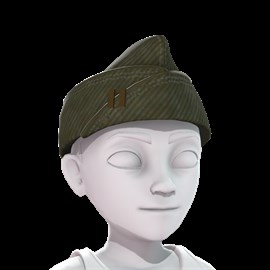 Military Garrison Hat - Captain - Green Cap