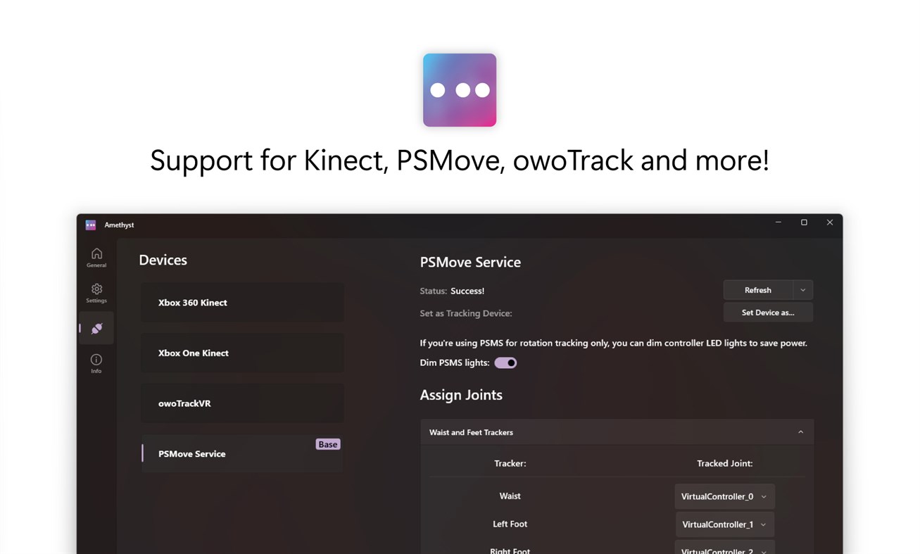 #4. Amethyst - Open Source Body Tracking (Windows) 게시자: K2VR Team