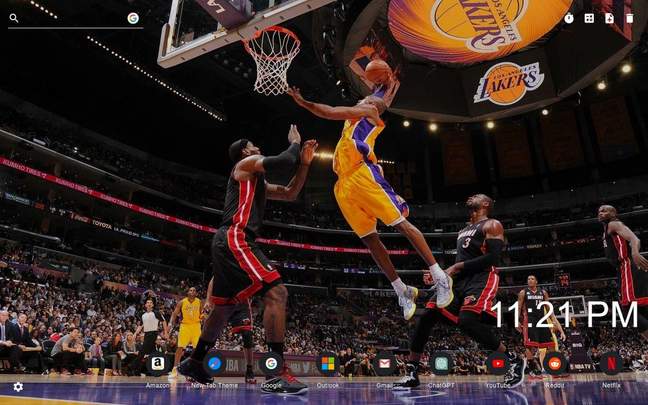 Kobe Bryant Wallpaper New Tab