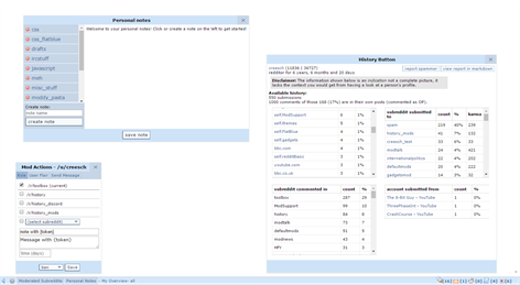 Moderator toolbox for reddit Screenshot