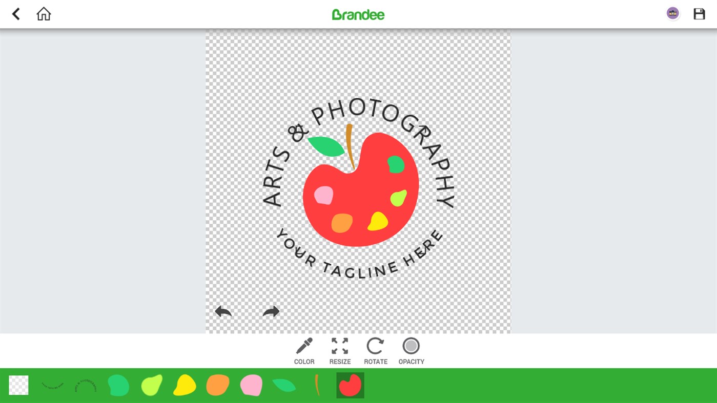 #5. Brandee - Logo Generator (Windows) 由: XLabz Technologies