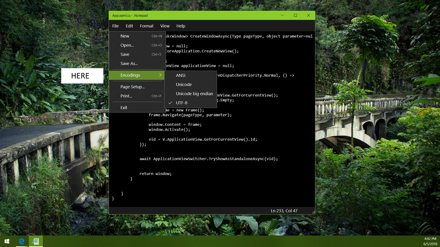 #7. .Notepad (Windows) 게시자: Hereafter2