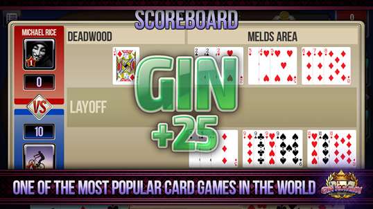 Gin Rummy card game screenshot 3