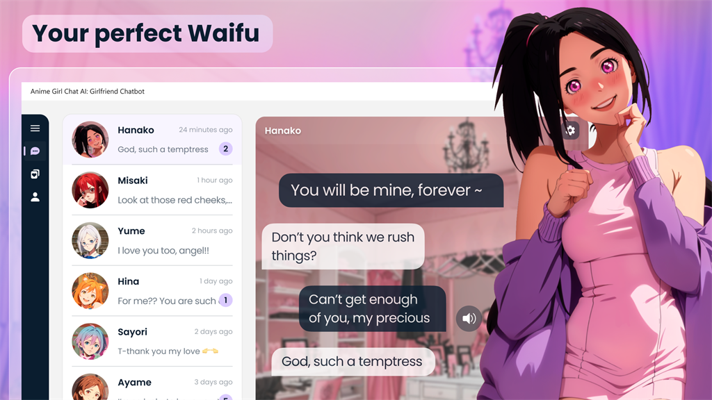 Anime Girl Chat AI - Chatroom with Dream Girlfriend_1