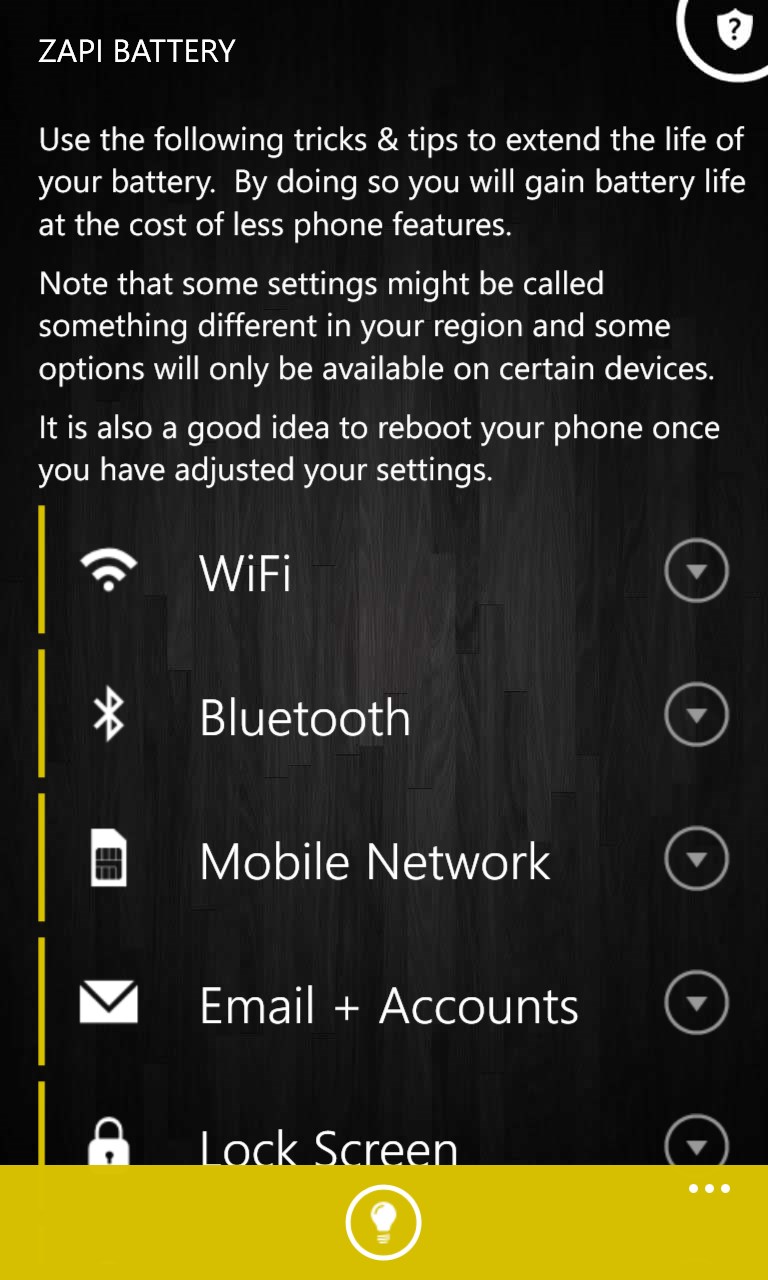 Captura 5 Zapi Battery windows