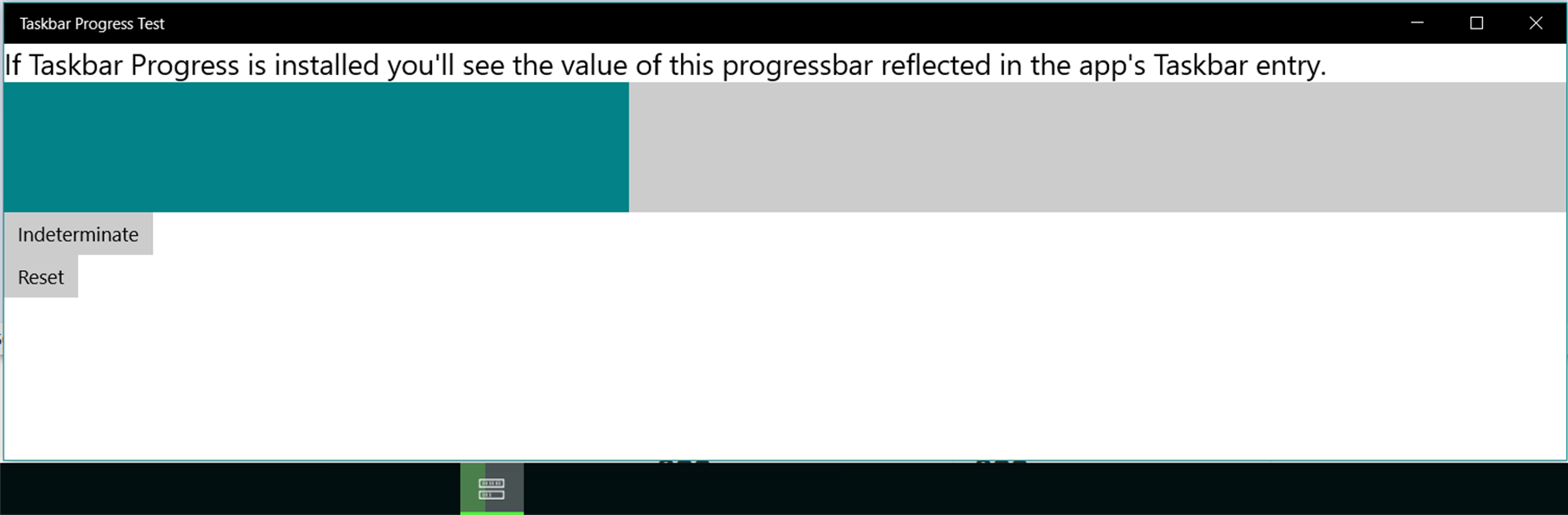 Taskbar Progress — Приложения Майкрософт