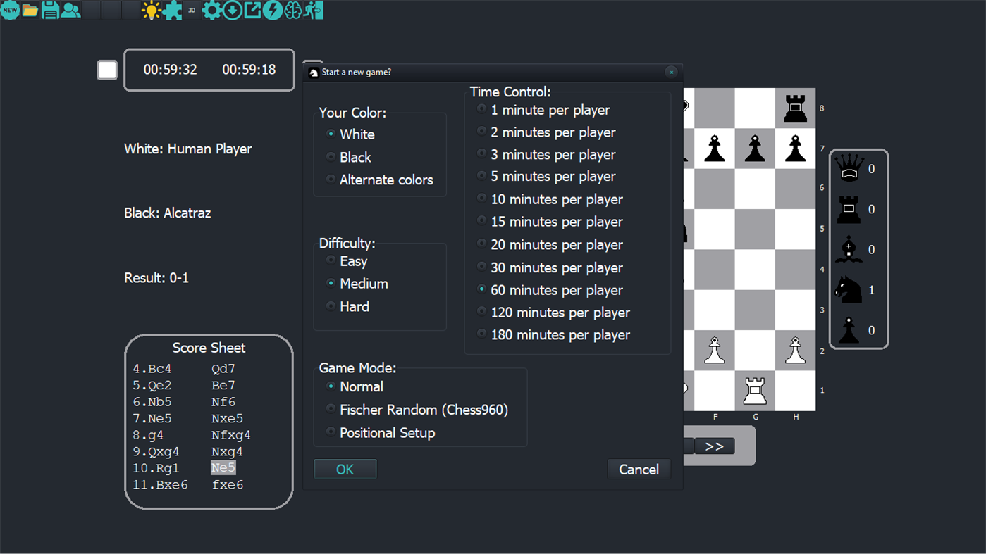 #5. Alcatraz Chess (Windows) 由: Jacobus Opperman