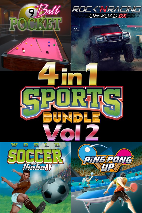 4 in 1 Sports Bundle Vol 2 Xbox Series X|S and Xbox One cover art