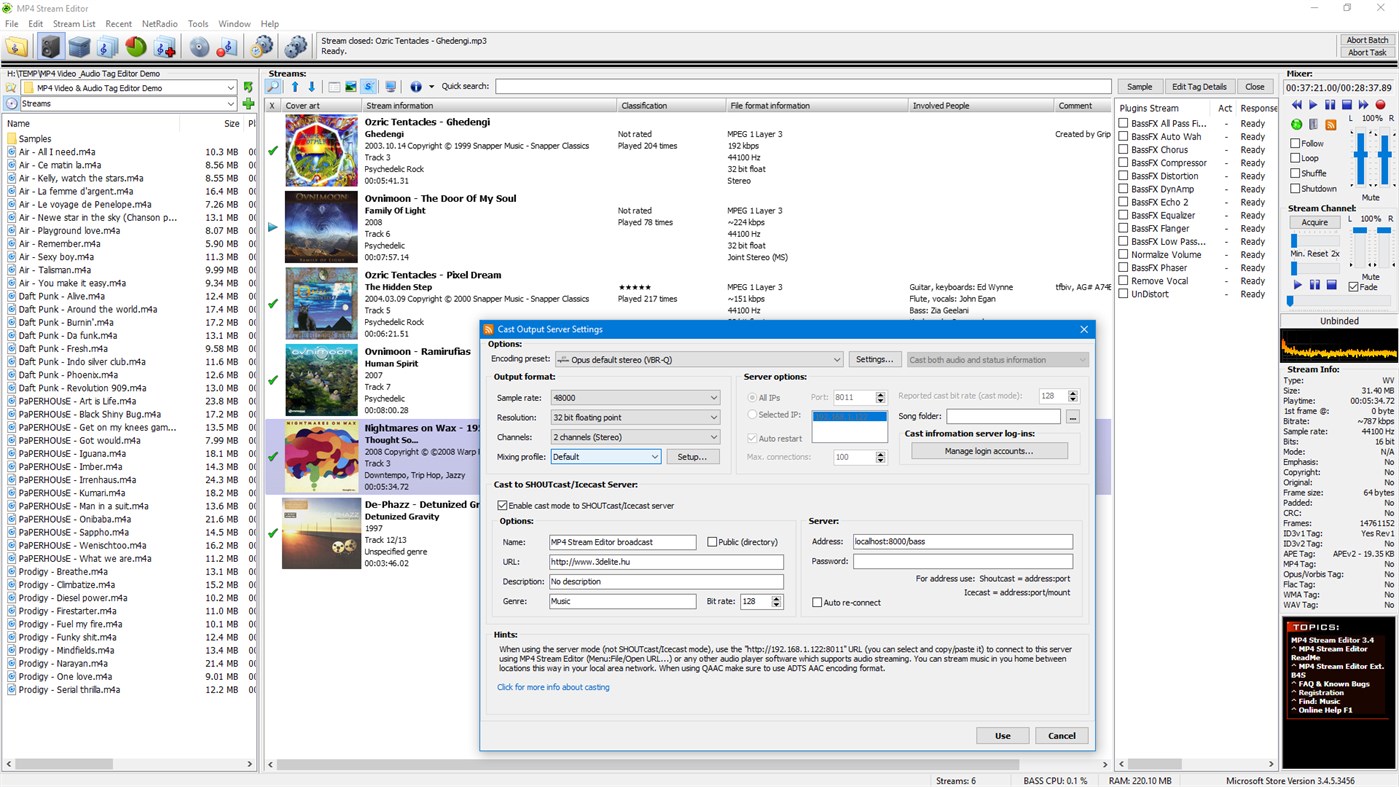 #4. MP4 Stream Editor (Windows) โดย: N.C.S. Trade Hungary Kft.