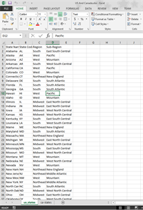 Spreadsheet into CSV file screenshot 5