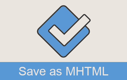 Save as MHTML small promo image