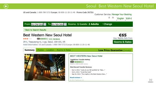 Hotels Seoul screenshot 4