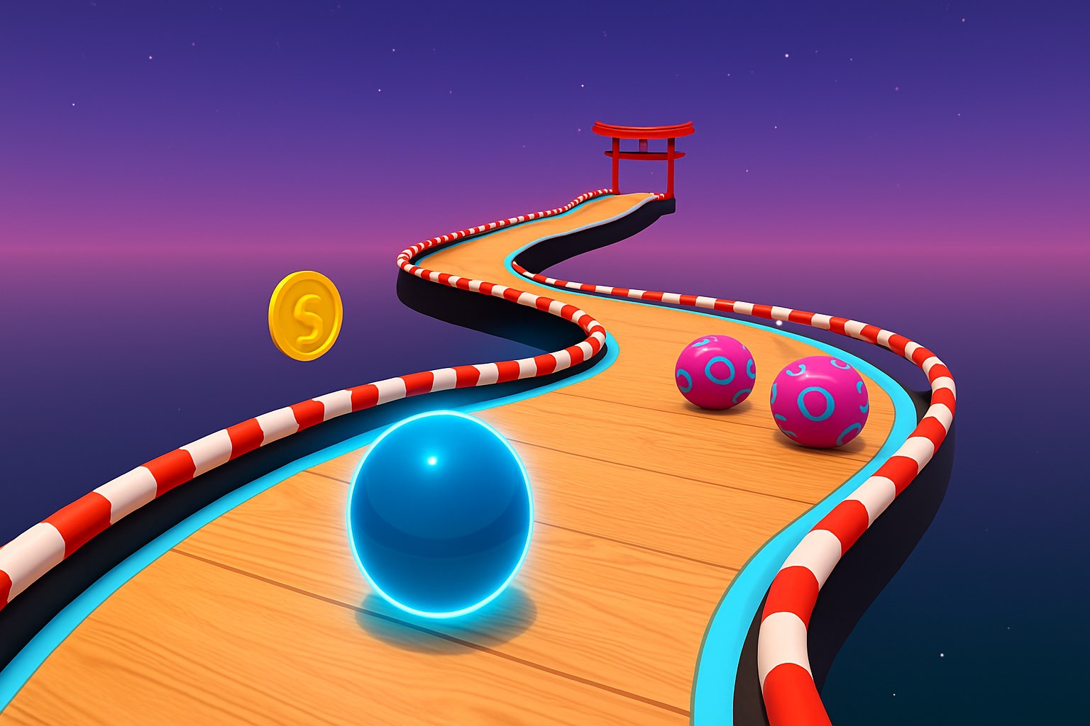 Sky Ball Rolling 3D screenshot 6