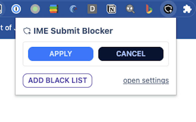 IME Submit Blocker