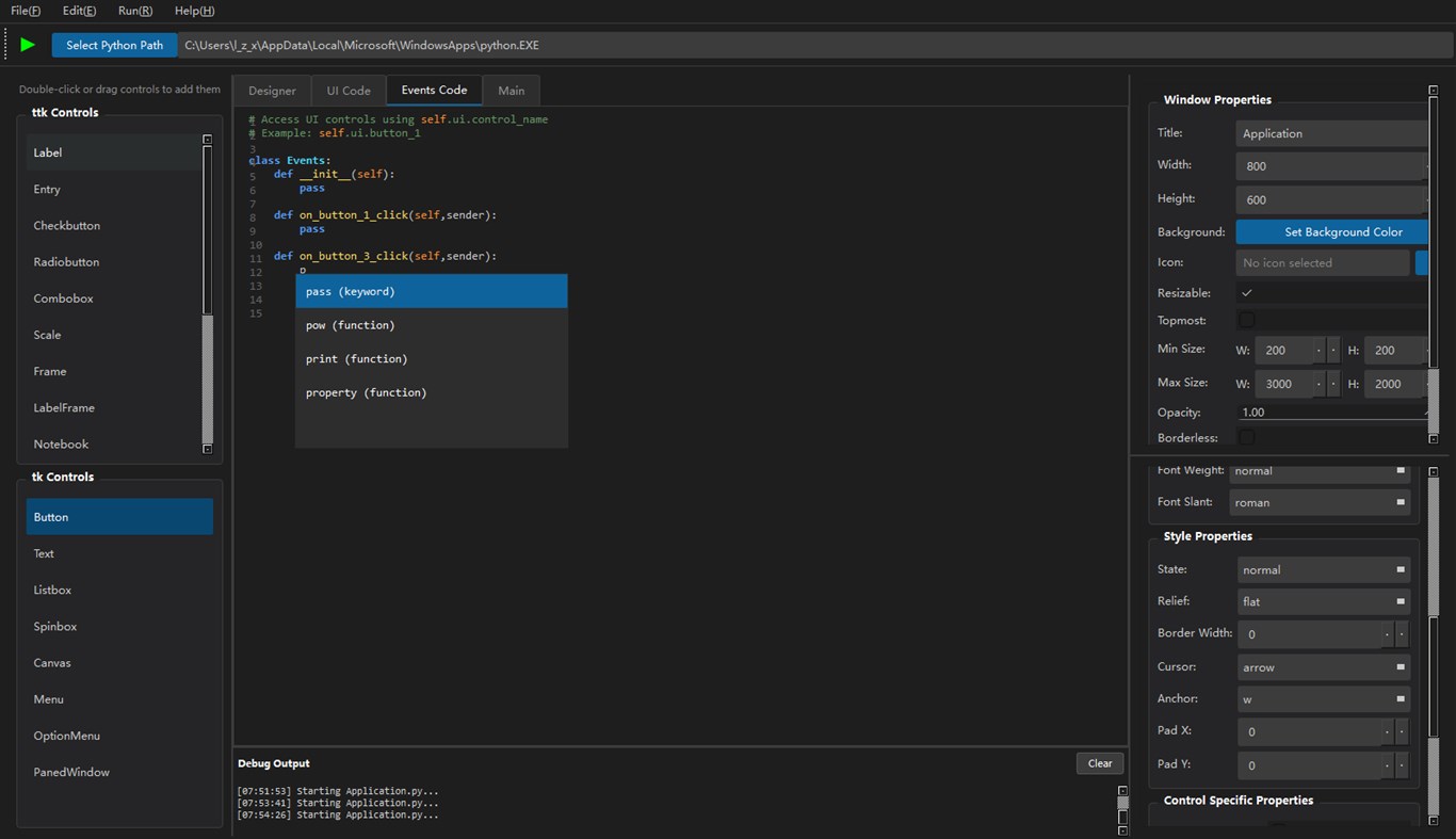 #3. Python Visual IDE (Windows) Ved: KS.STUDIO