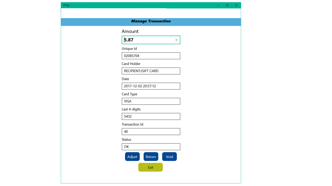 #2. PIPay (Windows) Av: Payment Innovators
