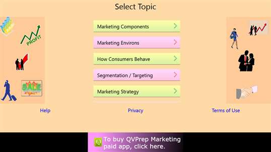 QVprep Lite Learn Marketing screenshot 2