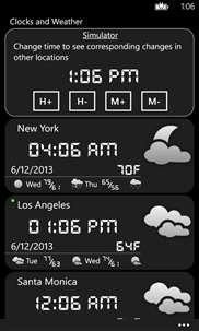 Clocks and Weather screenshot 6