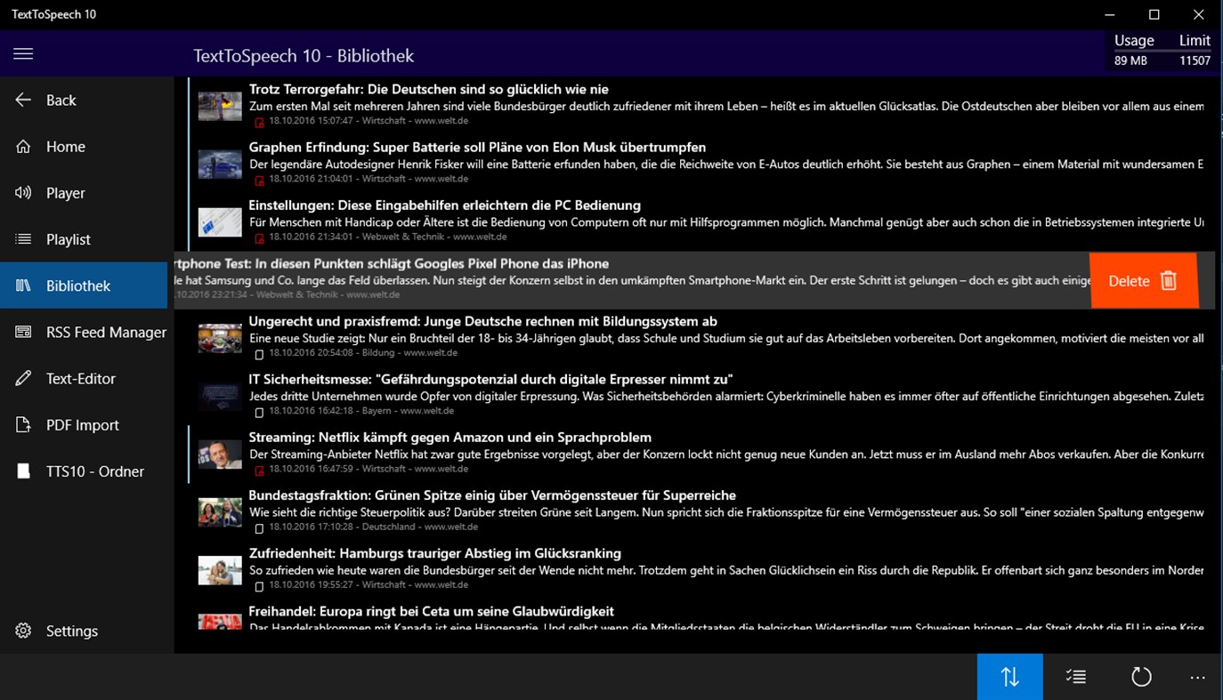 #7. TextToSpeech 10 (Windows) Ved: ESXsystems