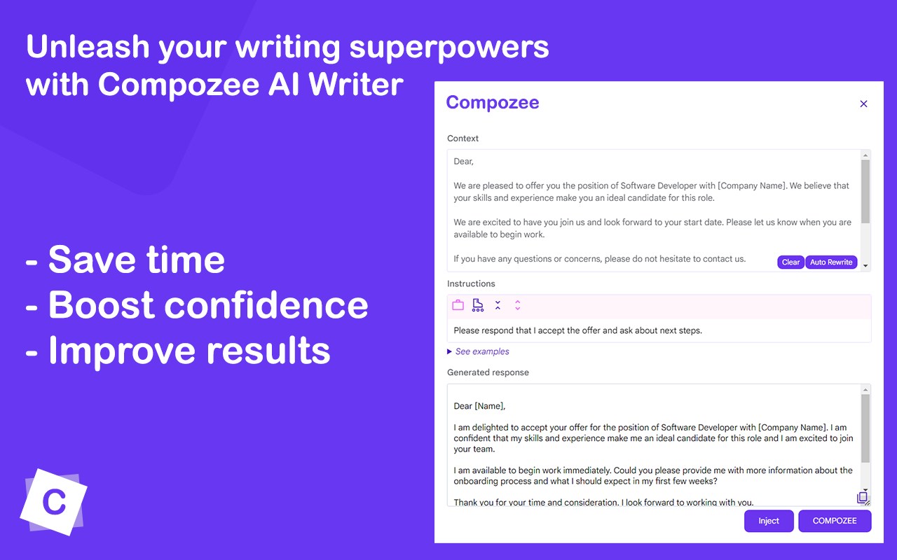 Compozee - AI Email Writer