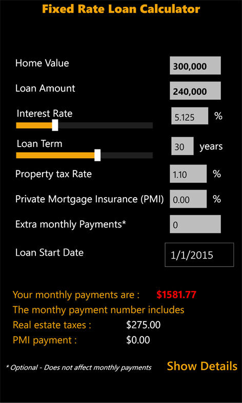 Mortgage Calculator Pro Screenshots 1