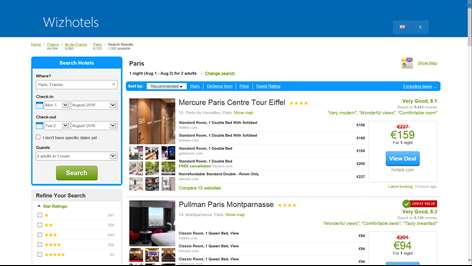 Wizhotels.com Screenshots 2