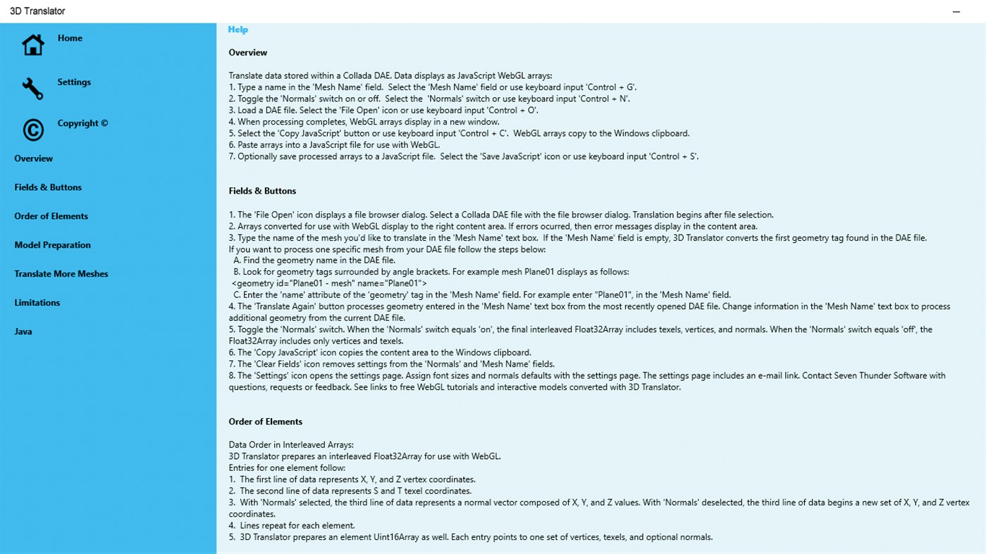 #2. 3D Translator (Windows) Által: Seven Thunder Software