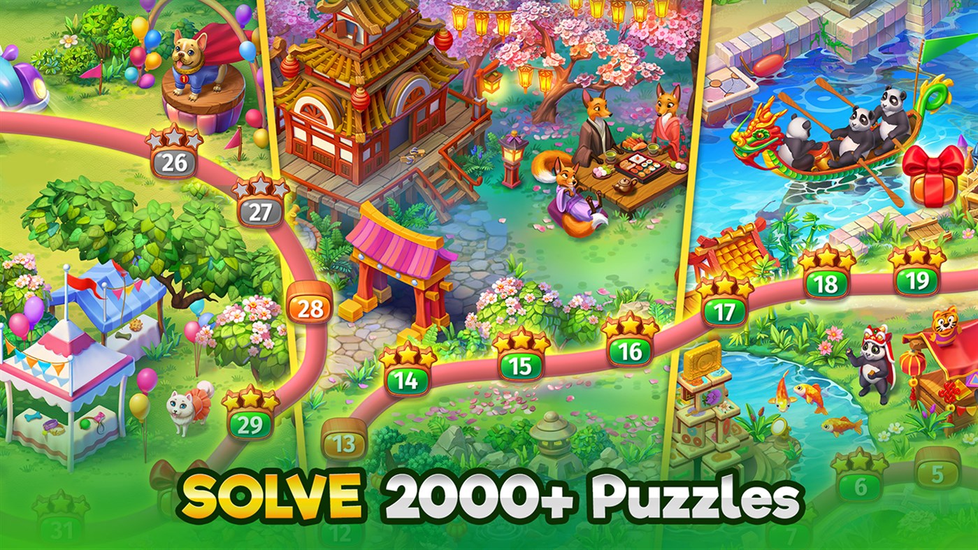 #4. Mahjong Journey: Tile Matching Puzzle (Windows) Por: G5 Entertainment AB