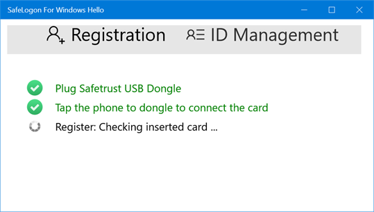 SafeLogon.WindowsHello screenshot 1