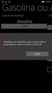 Gasolina ou Alcool? screenshot 2
